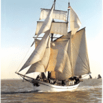 Schooner Venus under sail
